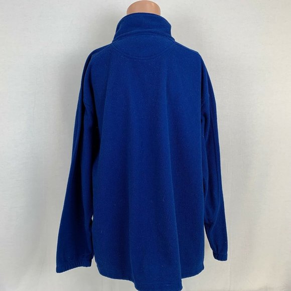 Mirage New England Patriots Pullover Fleece Jacket XL Vtg 90s NFL Quarter Zip - Picture 4 of 7